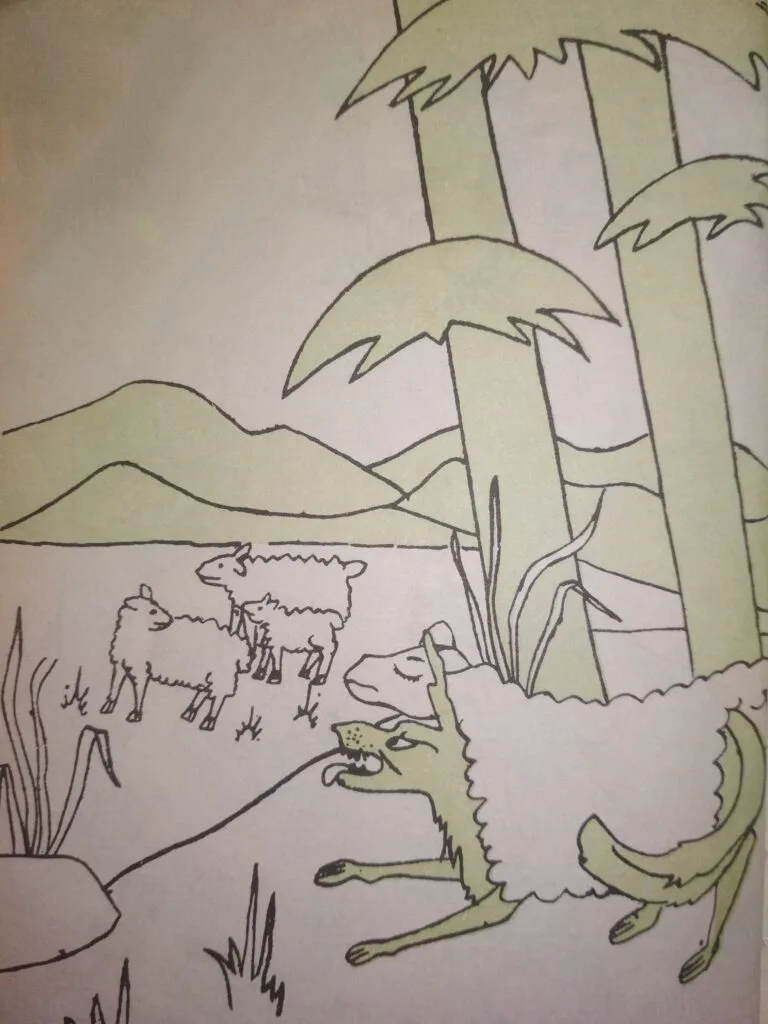 The Wolf disguised himself in sheep's clothing and had a great time devouring sheep every day.