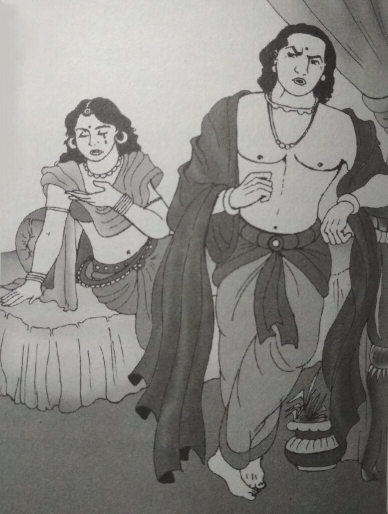 Upon reaching home, Malini disclosed Hrishikesh's love to her husband Jayendra.