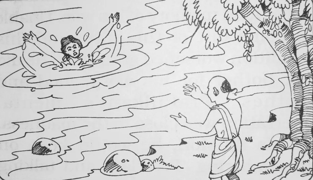 However, destiny had a cruel plan for him. One day, while the couple was bathing in a river, Premlata's feet slipped into a sudden, dangerous ditch. Before Prafull Kant could react, she slipped into the death trap and drowned.