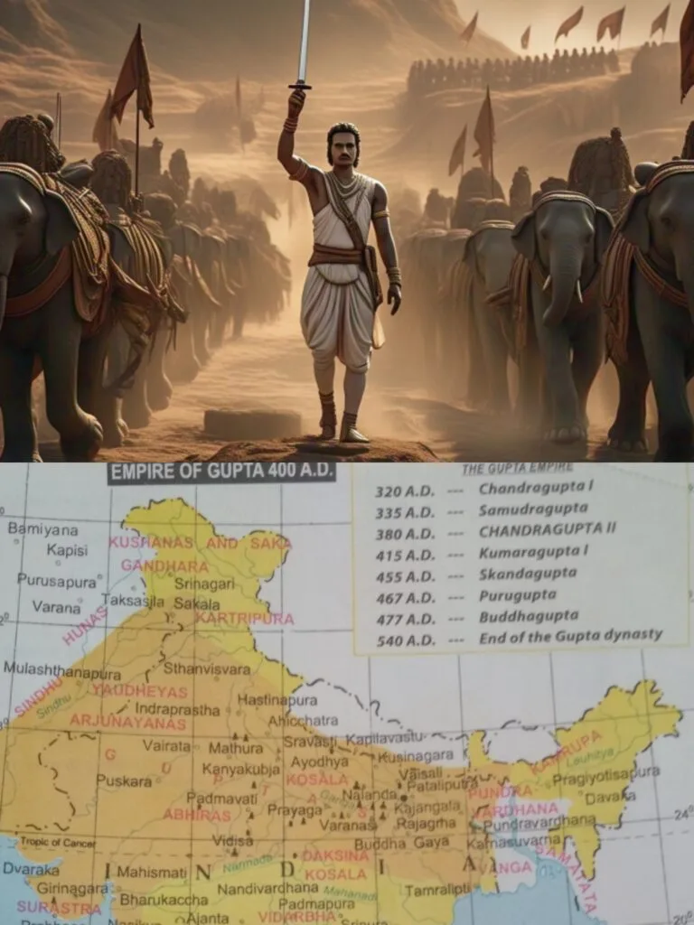 To teach King Vyaghraraja a lesson, Emperor Samudragupta planned a fresh attack on the Kingdom of Mahakantara. The responsibility to lead the Gupta Empire's army was entrusted to Harisena and Virasena, whose superior battlefield strategy and forces decimated King Vyaghraraja's army on the battlefield.Samudragupta knew that it would be unwise to control such an ever-expanding Gupta Empire directly, so he allowed the defeated King Vyaghraraja to retain his throne by annually paying tributes and showing sincere loyalty to the Gupta Empire.