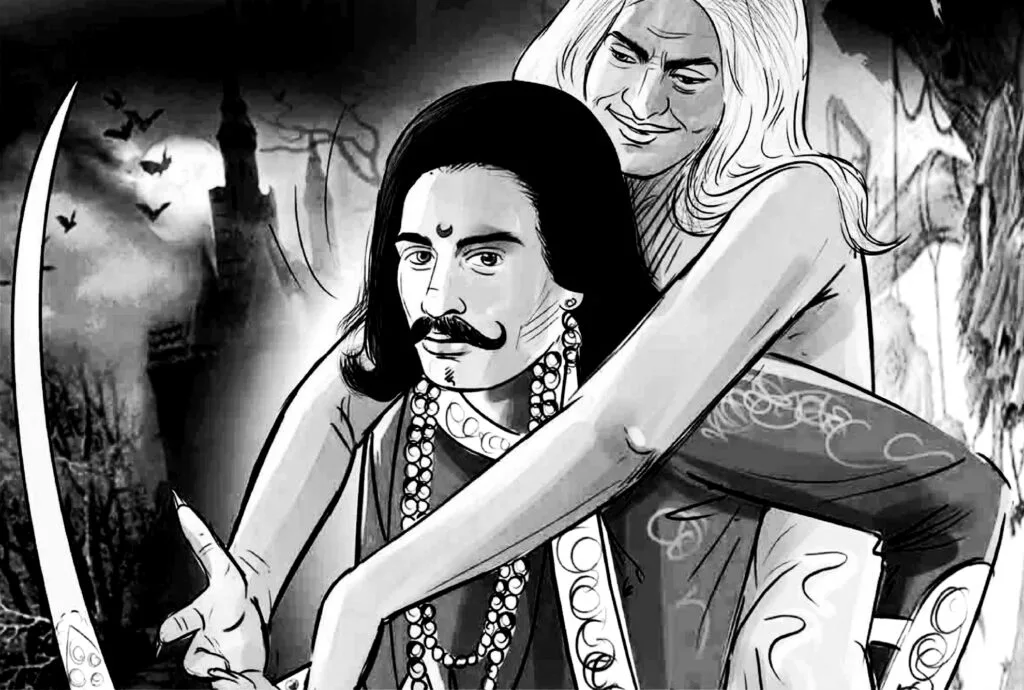 Vikramaditya felt a flicker of doubt—would Betal escape again? But the ghost, sensing his unease, reassured him: "Vikram, my promise stands firm. I won't abandon you now."For the first time in that long night, Vikram's body and mind found relief. More than twenty times he had sprinted back to that peepal tree after answering Betal's riddles; More than twenty times he'd carried the ghost anew. Now, as they walked in rare harmony toward the nearby crematorium, even the moon seemed to sigh with them.