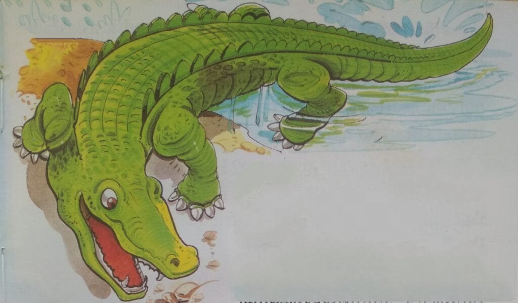 In the evening, when the crocodile returns with plenty of jamuns for his wife, he is in for a rude shock. He placed those jamuns near the mouth of his wife and said, "What is ailing you, my sweetheart? You look extremely exhausted.