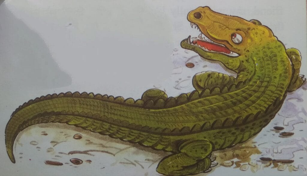 The crocodile’s wife, pretending to understand his concern for his friend, cleverly replied, “I understand your dilemma, but I would never ask for your best friend’s heart if it weren’t about my survival. Unfortunately, your monkey friend’s heart is the only cure for me.”