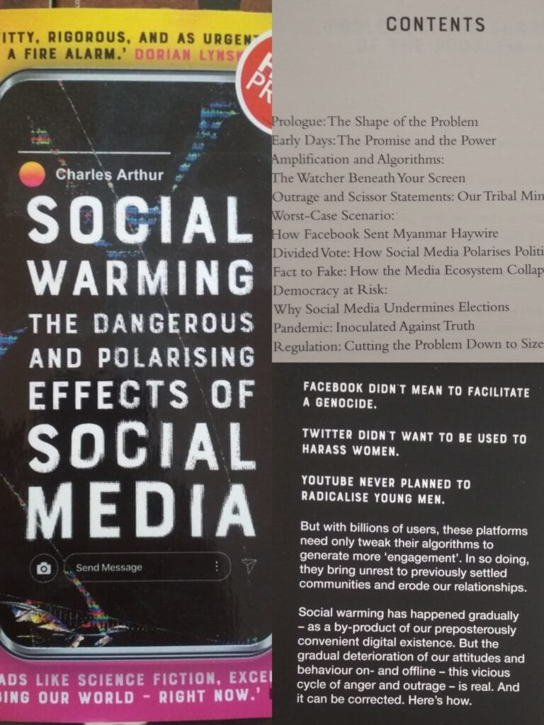 If you want a deep dive into how social media distorts society, then read this book.
