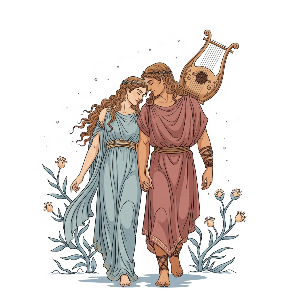 In most classical versions, they are never reunited in life. However, many later retellings—including this story—offer a more hopeful ending where they are finally reunited in the afterlife, walking together forever in peace in Elysium.