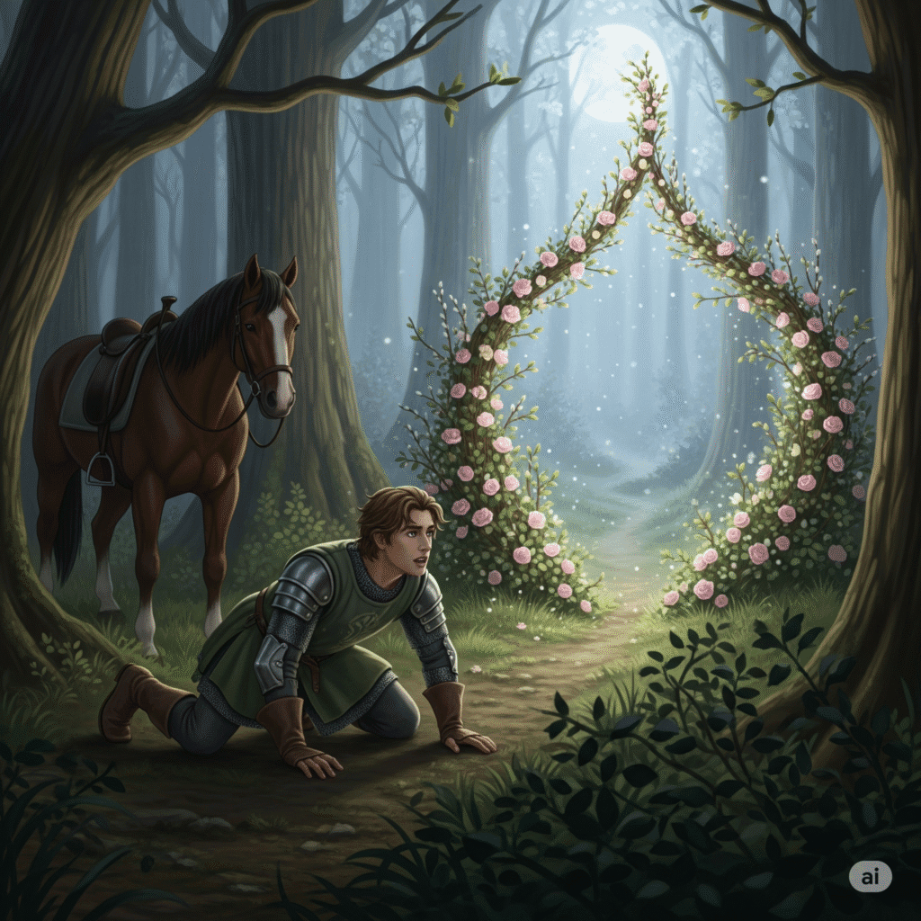 "Her hands built this," he breathed, dismounting so hastily that he sprawled face-first onto the roots. A jagged stone bit into his shoulder, but what was pain when love waited? Gritting his teeth, he secured his horse and crawled inside—only to freeze as a familiar scent of lavender and sun-warmed skin enveloped him.