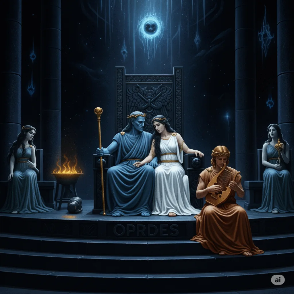 After an eternity of silence, Pluto finally spoke. “Enough,” the god said at last. “Go. Take her.” His words echoed through the caverns. “Eurydice will follow, but listen well, mortal: no words, no pauses, no backward glances. If you look back before sunlight touches her, she is mine forever.”
