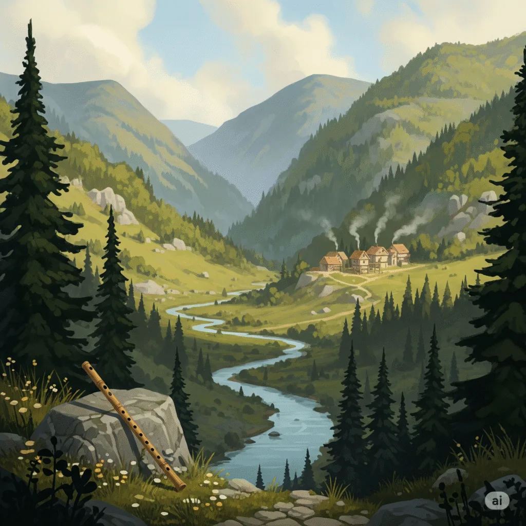 Orpheus was born in the wild, golden valleys of Thrace, where the wind carried the scent of pine and the rivers ran clear as melted silver. His home was a land of music—where shepherds’ flutes echoed through the misty hills, and even the wolves howled in perfect pitch.