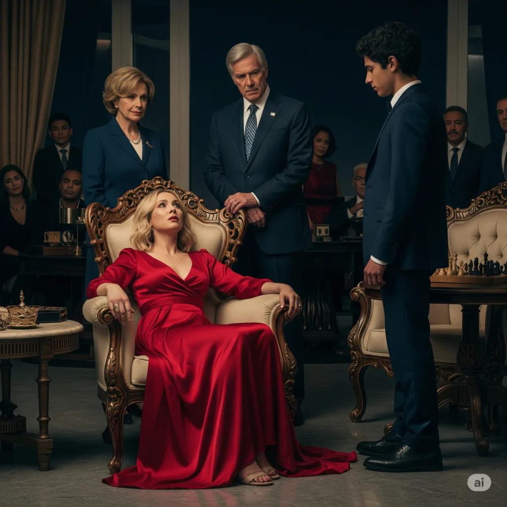 Congresswoman Mills had stopped recording and watched the scene with fascination. "How old are you, kid?" she asked. "Seventeen, Ma'am," Zohran replied. Mills looked at Danielle with an expression that mixed disbelief and disapproval. "Danielle, you've just been defeated by a self-taught teenager. A teenager whose family you employ."Walton moved toward the board. “Danielle, admit it. You assumed he'd lose because he’s Asian, poor, and not from your world.”