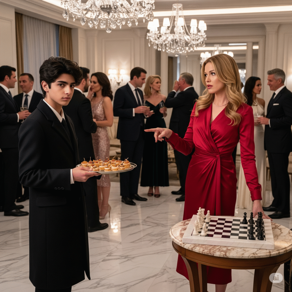“How about showing me how you play chess in the slums?” Mrs. Danielle Truman’s voice cut through the penthouse air like the snap of a brittle icicle—sharp, cold, and casually cruel. Seventeen-year-old Zohran Madani was balancing a tray of hors d'oeuvres when she said it. He paused, but only for a breath. His mother, Maira, had taught him to keep moving when rich people talked down to you. Don’t freeze. Don’t flinch. Don’t fight unless it matters. Tonight, it mattered.
