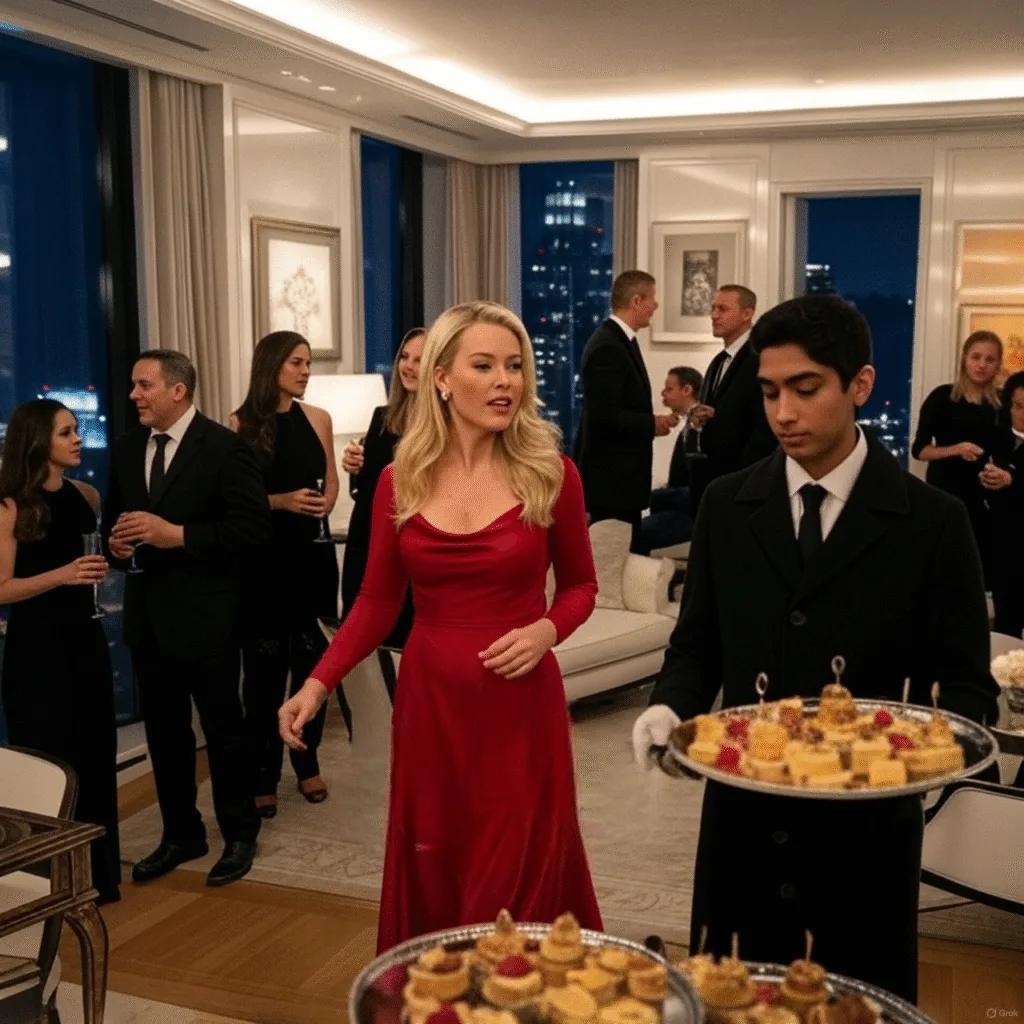 Her penthouse atop 220 Central Park South wasn’t a home. It was a crown. And on one crisp autumn night, as the wind rattled against the glass like a distant warning, that glittering seat of power was about to host a lesson its owner never saw coming. One delivered not by a rival socialite or politician—but by a soft-spoken seventeen-year-old from Queens. His name was Zohran Madani. And he’d come to serve canapés... not checkmate egos. And in that crowd, a boy like Zohran wasn’t expected to speak, let alone be remembered.