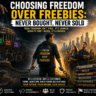 Choosing Freedom Over Freebies: Never Bought, Never Sold