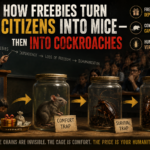 How Freebies Turn Citizens into Mice — Then into Cockroaches