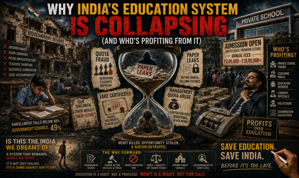 Why India’s Education System Is Collapsing (And Who’s Profiting From It)