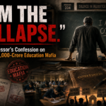 "I AM THE COLLAPSE." A Professor's Confession on India's ₹58,000-Crore Education Mafia