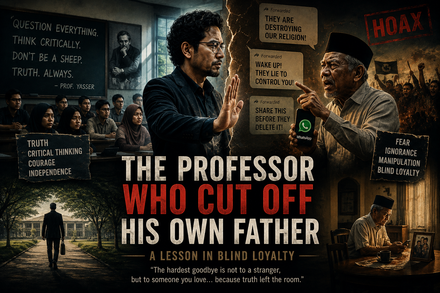 The Professor Who Cut Off His Own Father: A Lesson in Blind Loyalty