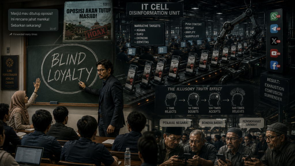 "Our neighborhood group chat was created for security rounds and garbage collection. Today, it is a war room for what I call the 'WhatsApp Uncles.' Retired men who have entirely surrendered their autonomy to political dynasties."