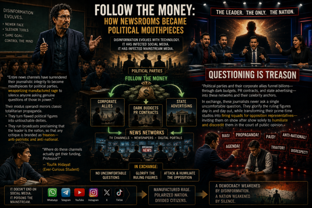 Follow the Money: How Newsrooms Became Political Mouthpieces.
